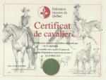 Cavalier d'équitation western de niveau 4
