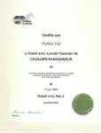 Examen de Cavalier-Randonneur